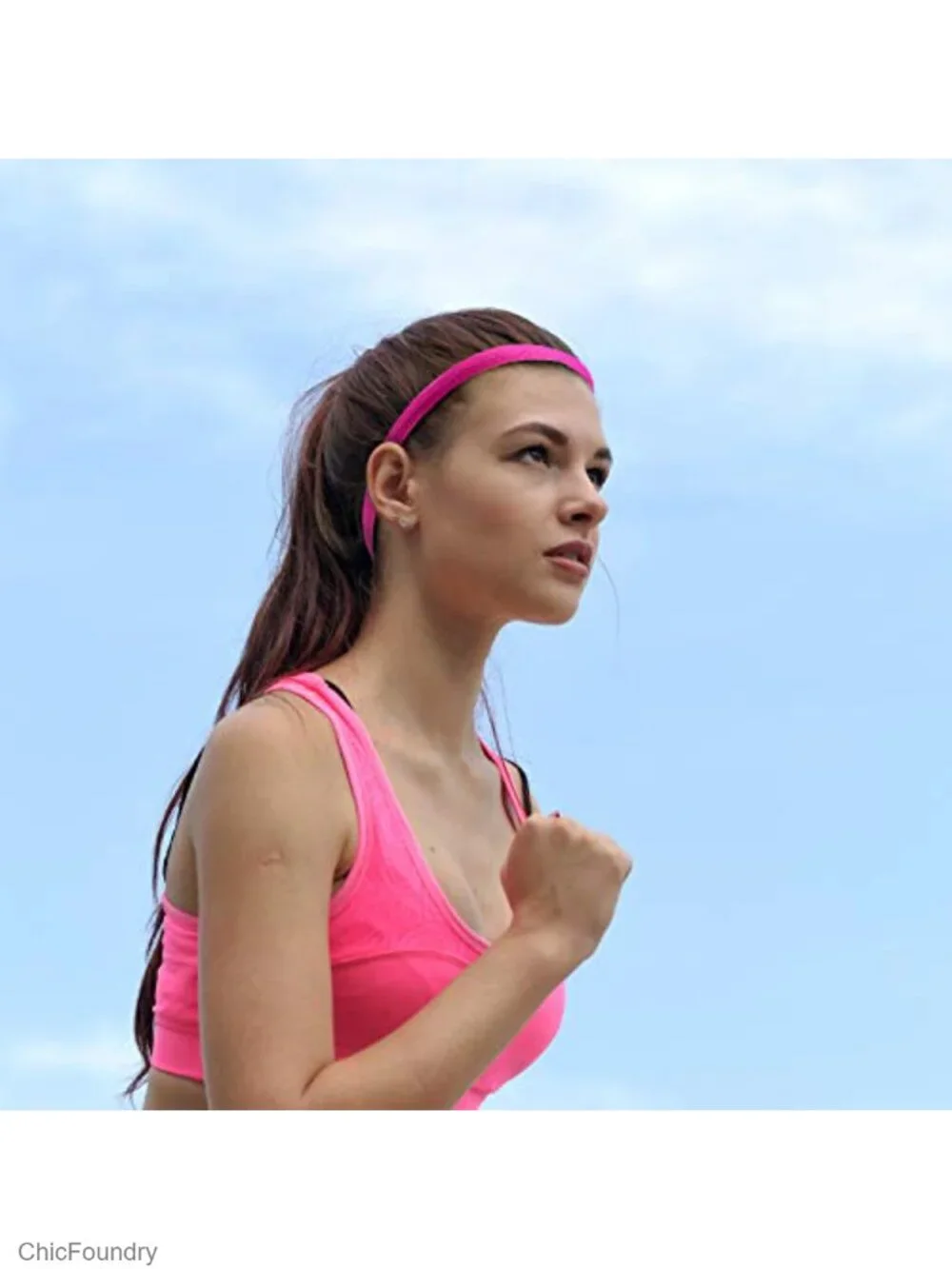 Non Slip Elastic Headbands for Workout Running Yoga - 20 Pack
